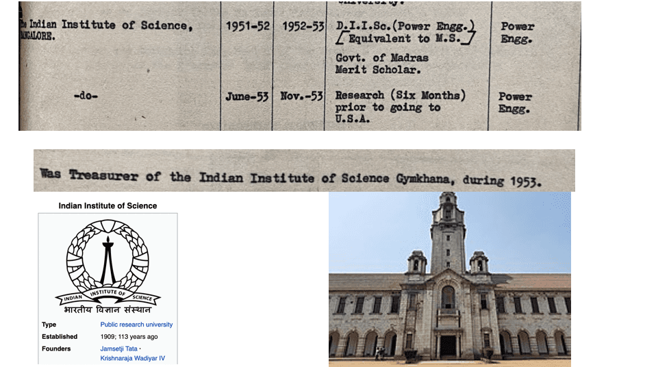 Indian Institute of Science (IISc) Bangalore campus