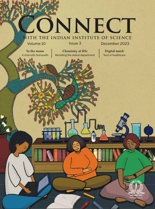 Cover of the Institute of Science Connect Magazine (Click to view PDF)