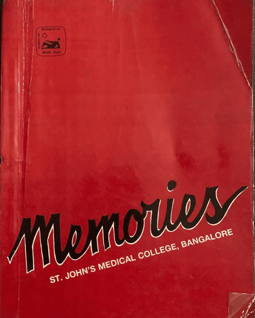 Cover of 'Memories' - St. John's Medical College Magazine