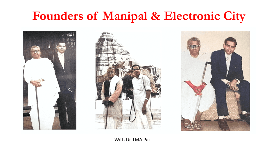 R.K. Baliga with Dr. T.M.A. Pai