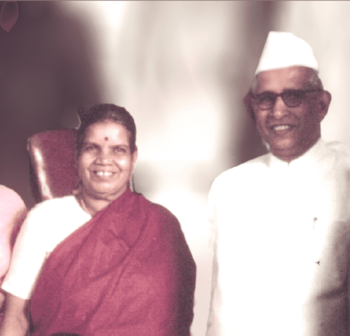 Bantwal Vaikunta Baliga and his wife Sharada Baliga